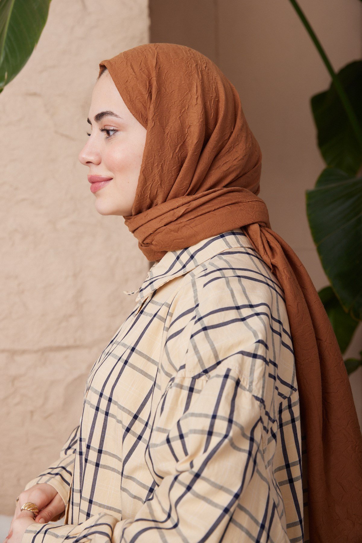 ŞALWoolly Kraş Seri Şal Askısı ile Birlikte 75X200
