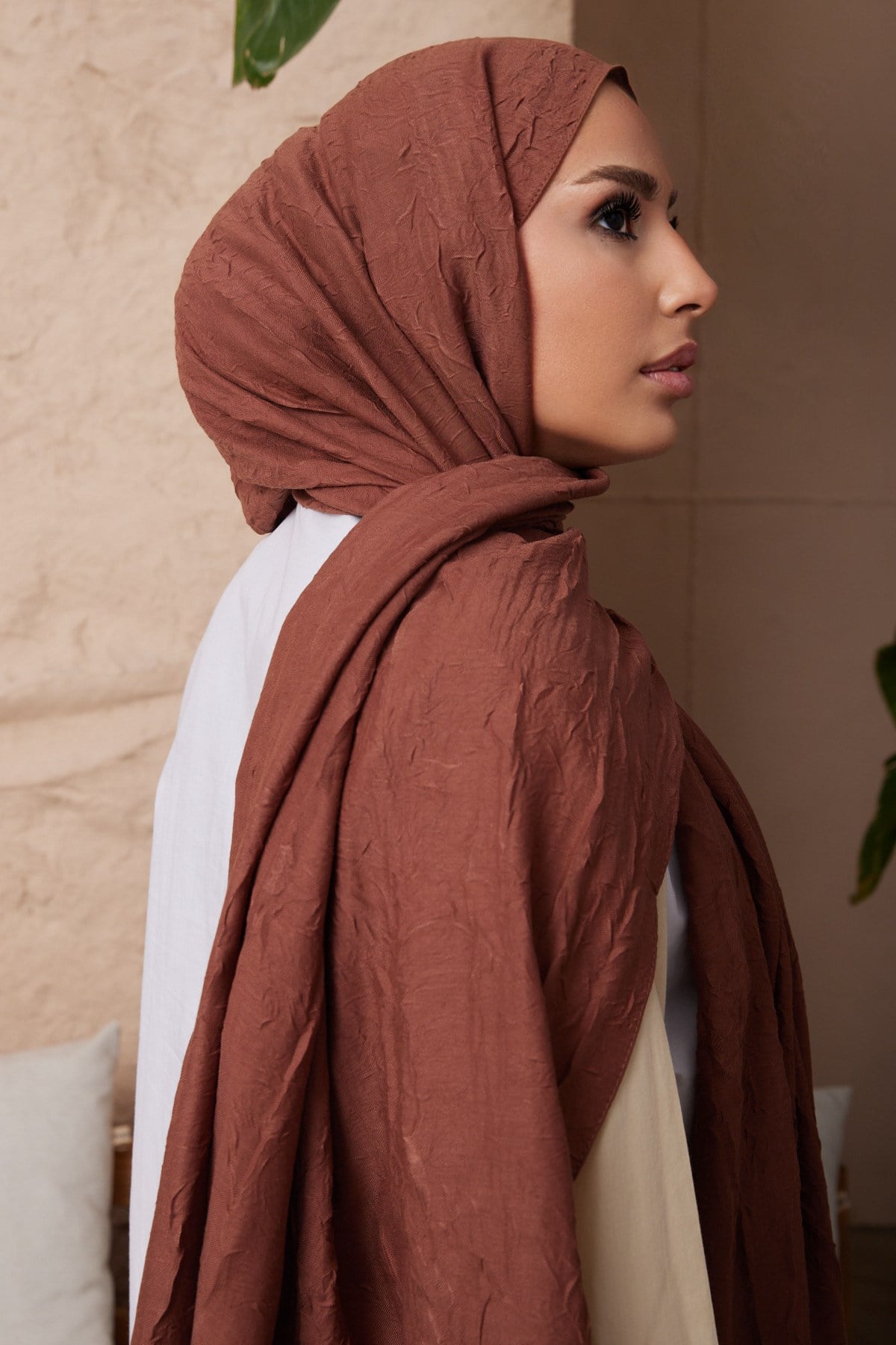 ŞALWoolly Kraş Seri Şal Askısı ile Birlikte 75X200