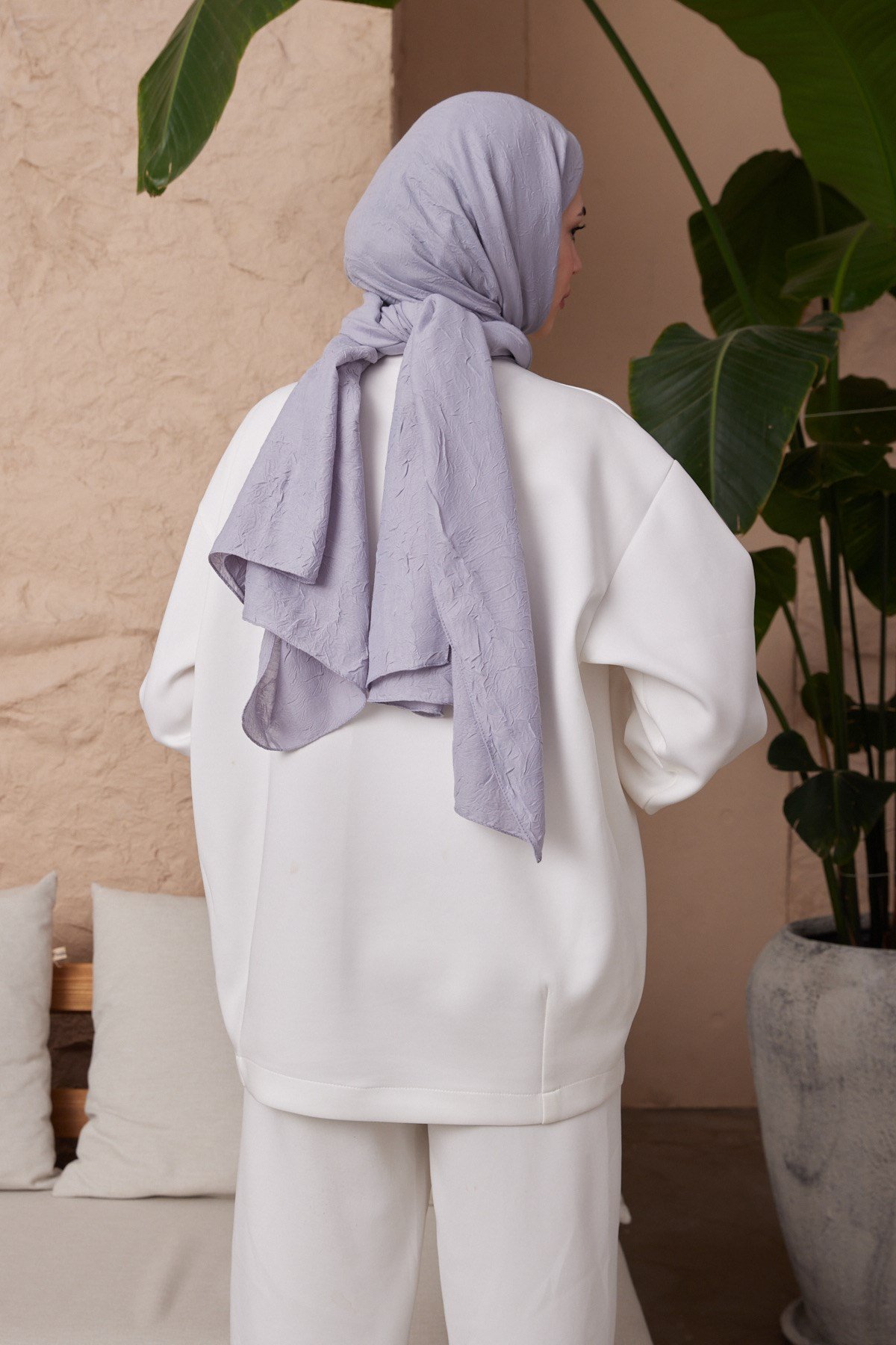 ŞALWoolly Kraş Seri Şal Askısı ile Birlikte 75X200