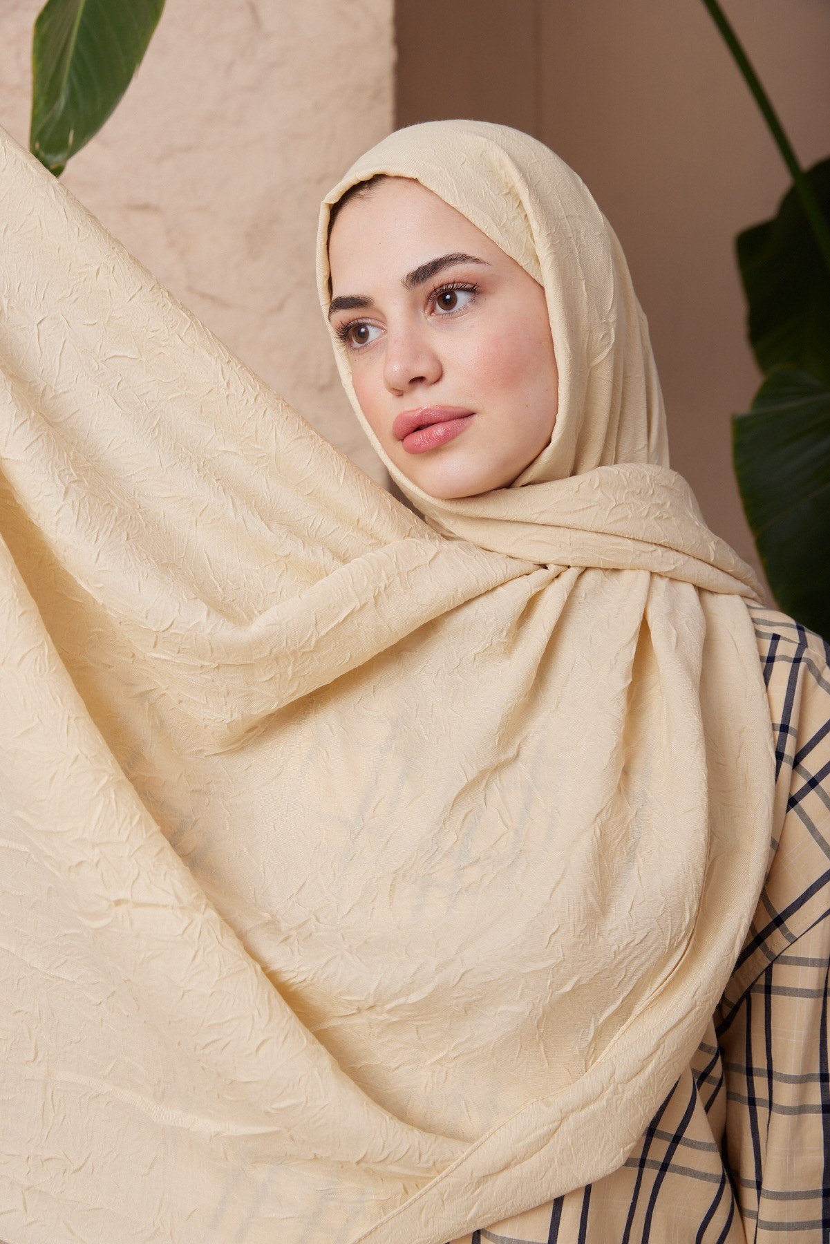 ŞALWoolly Kraş Seri Şal Askısı ile Birlikte 75X200