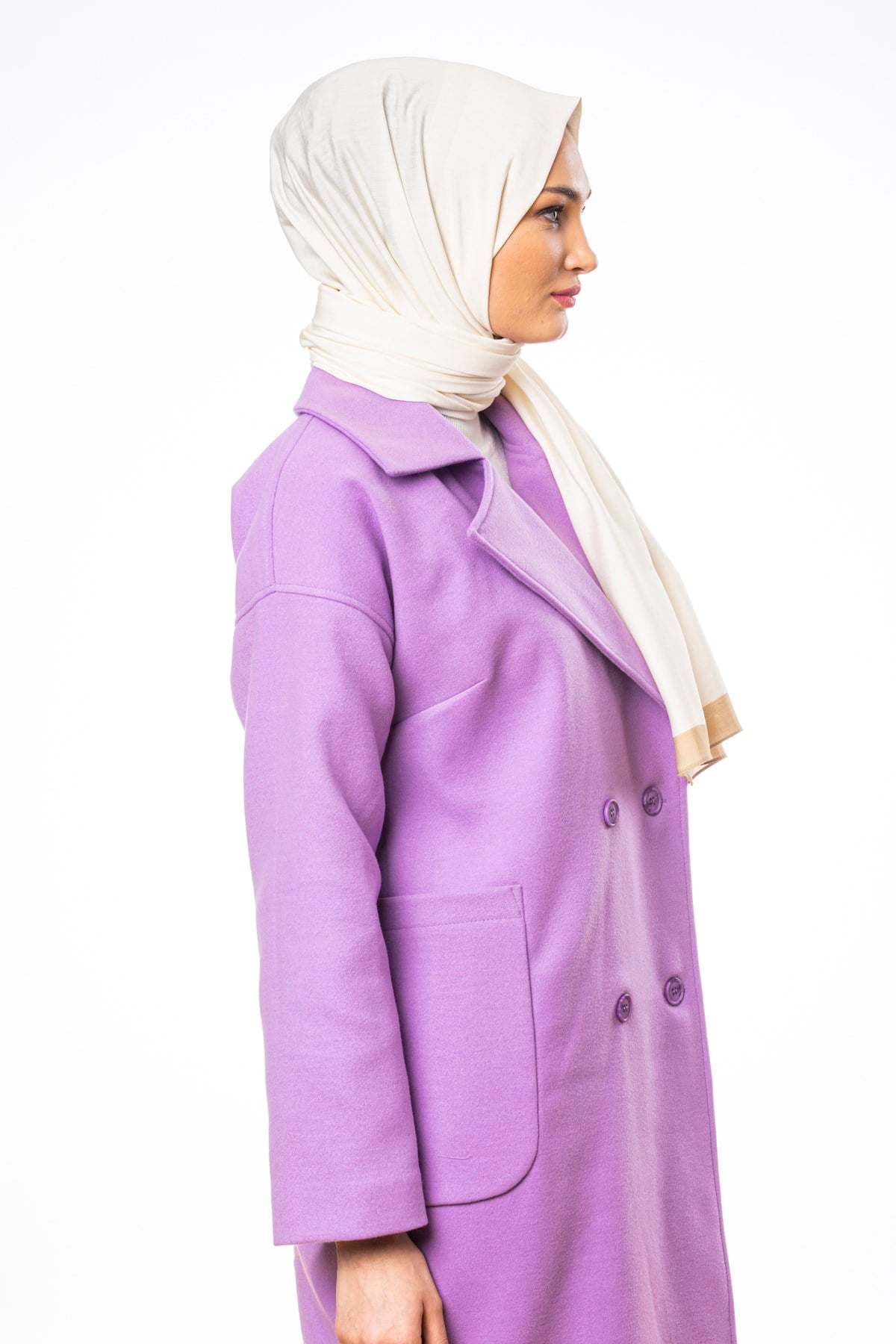 JAKARLI MODAL ŞALDüz Desen Modal Seri Şal Askısı ile Birlikte 75x200 cm