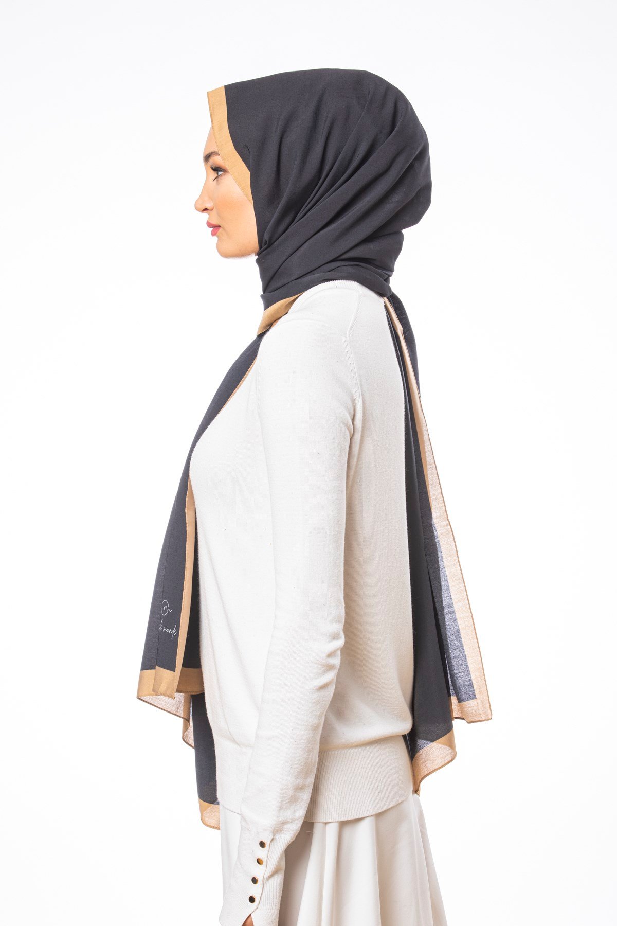 JAKARLI MODAL ŞALDüz Desen Modal Seri Şal Askısı ile Birlikte 75x200 cm
