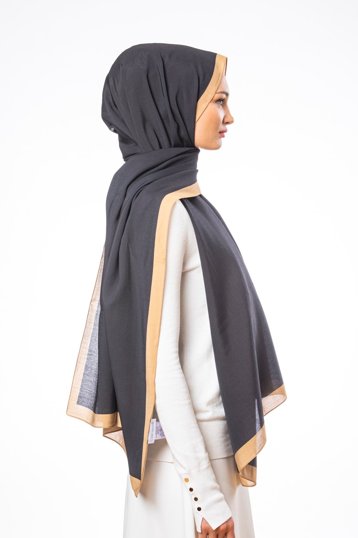 JAKARLI MODAL ŞALDüz Desen Modal Seri Şal Askısı ile Birlikte 75x200 cm