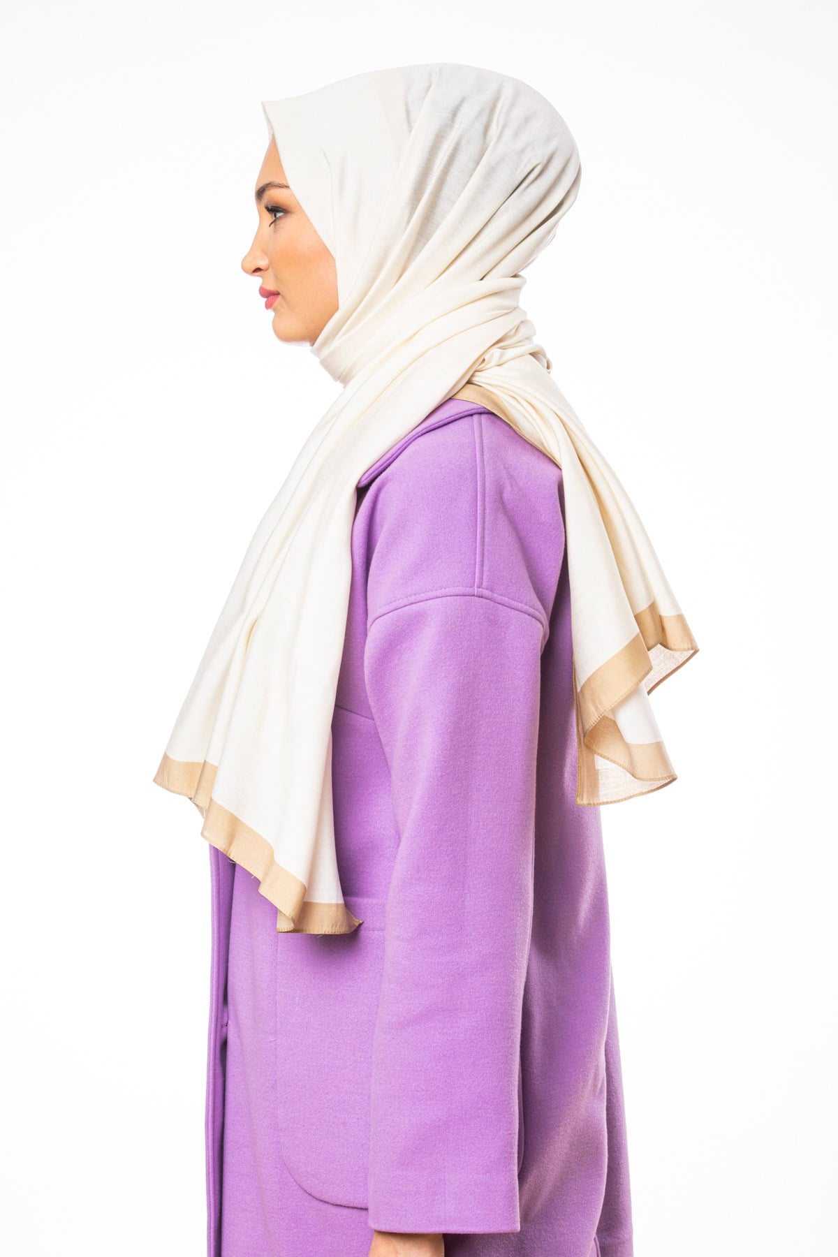 JAKARLI MODAL ŞALDüz Desen Modal Seri Şal Askısı ile Birlikte 75x200 cm