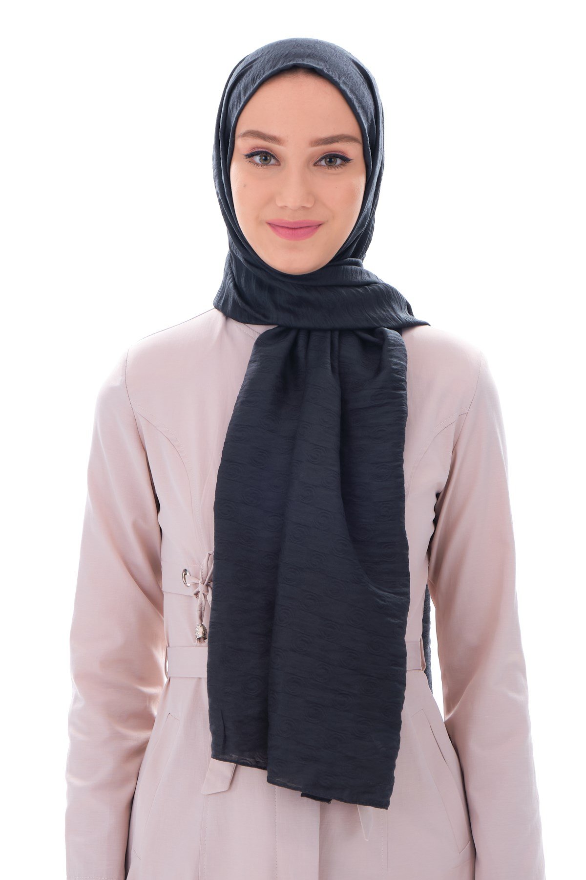 JAKARLI MODAL ŞALHelezon Desen Jakar Elegante Seri Viscon Şal Askısı ile Birlikte 75x200