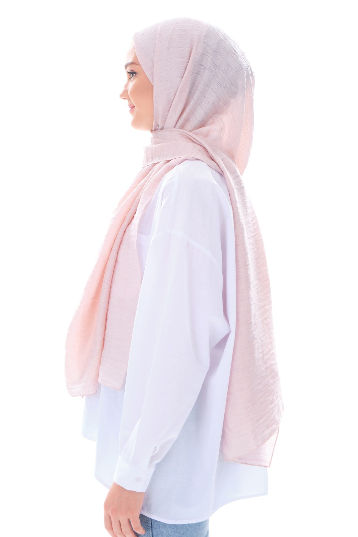 JAKARLI MODAL ŞALHelezon Desen Jakar Elegante Seri Viscon Şal Askısı ile Birlikte 75x200
