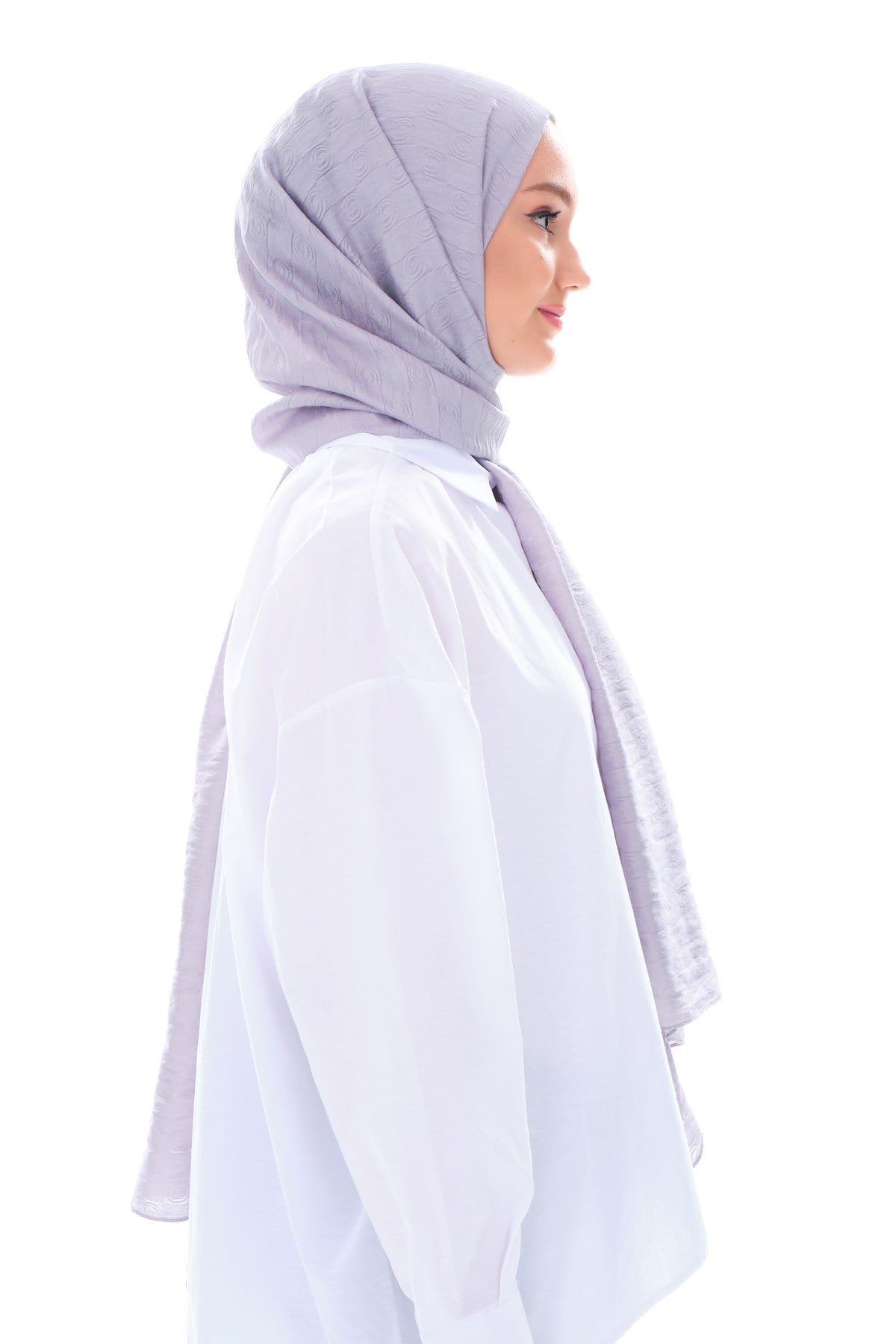 JAKARLI MODAL ŞALHelezon Desen Jakar Elegante Seri Viscon Şal Askısı ile Birlikte 75x200