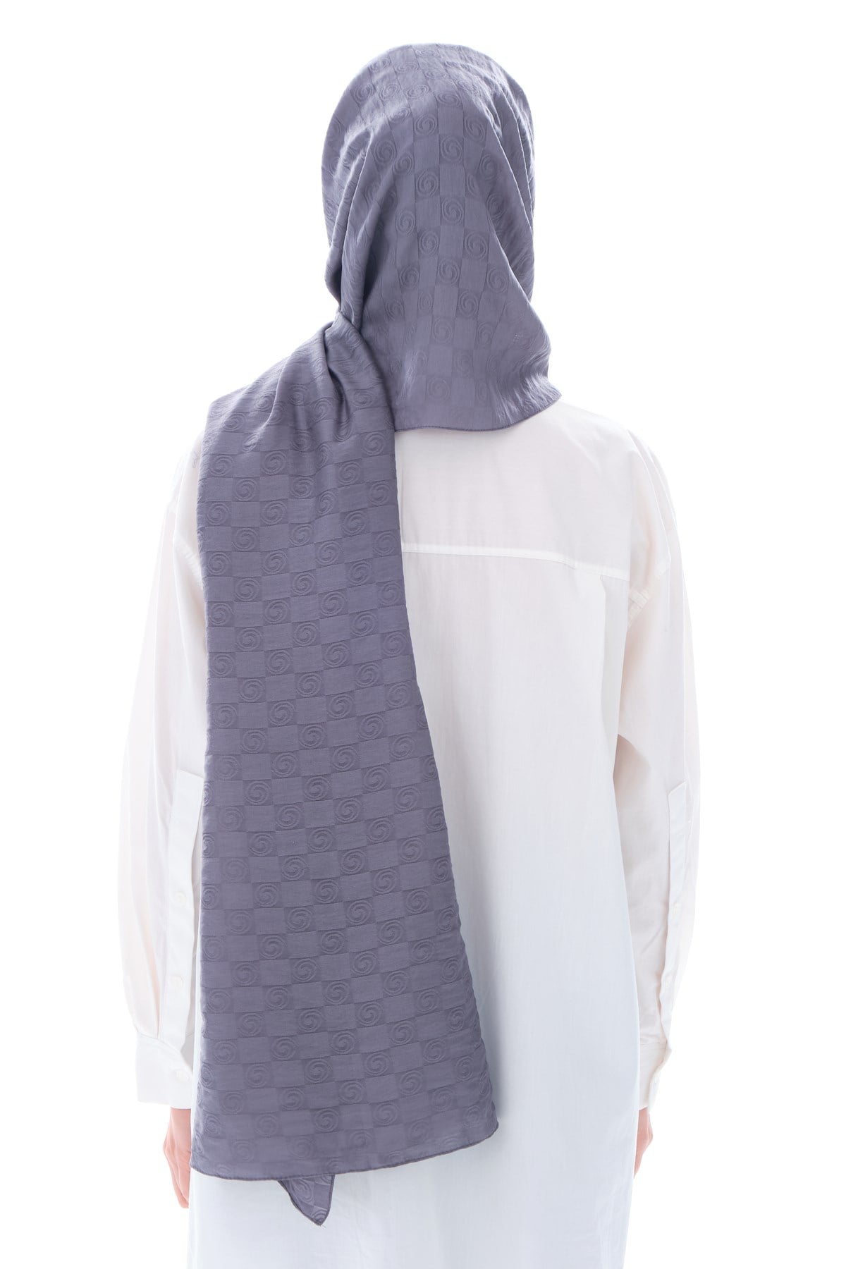 JAKARLI MODAL ŞALHelezon Desen Jakar Elegante Seri Viscon Şal Askısı ile Birlikte 75x200