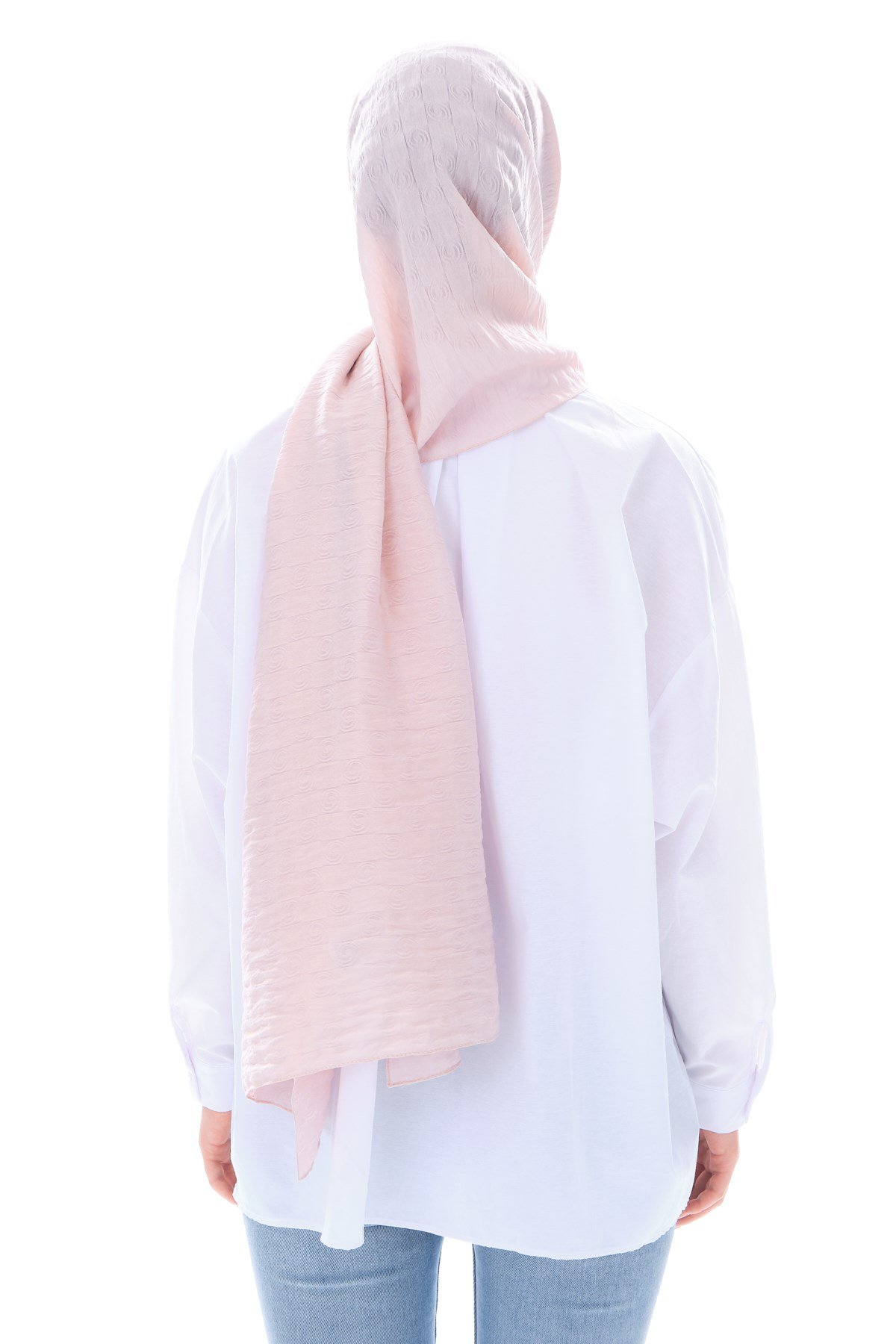 JAKARLI MODAL ŞALHelezon Desen Jakar Elegante Seri Viscon Şal Askısı ile Birlikte 75x200