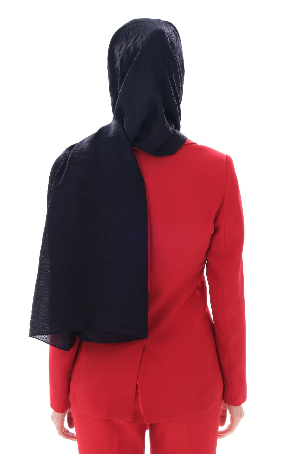JAKARLI MODAL ŞALHelezon Desen Jakar Elegante Seri Viscon Şal Askısı ile Birlikte 75x200