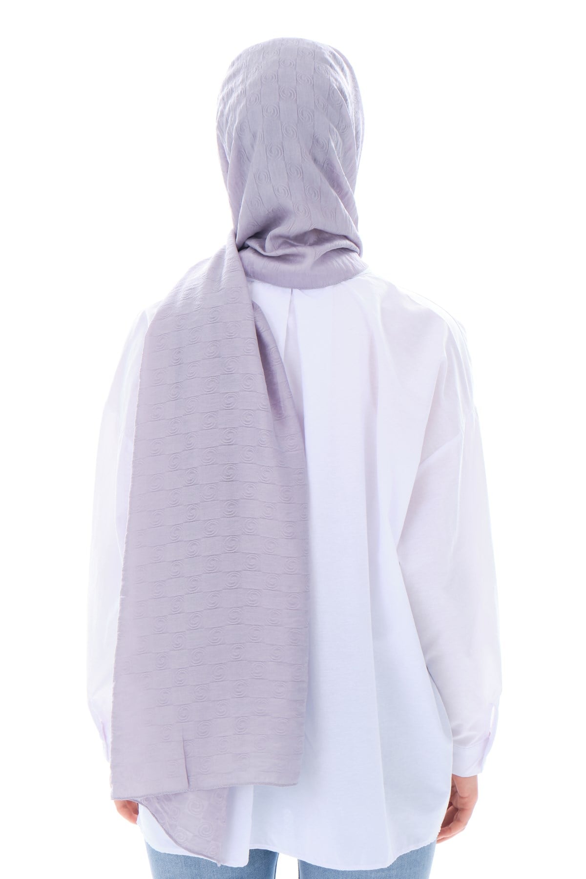 JAKARLI MODAL ŞALHelezon Desen Jakar Elegante Seri Viscon Şal Askısı ile Birlikte 75x200