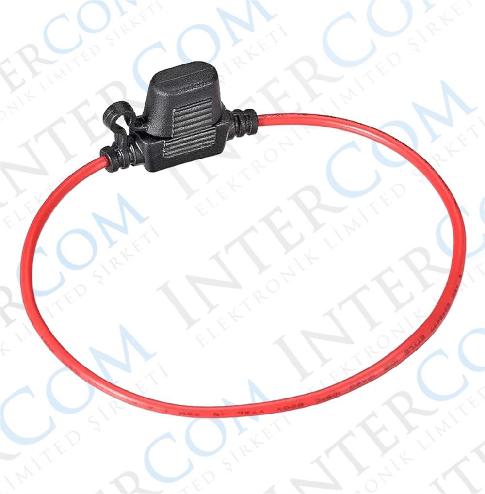  IC237D-2 FUSE MİNİ BIÇAK SİG. KABLOLU SİYAH SU GEÇİRMEZ