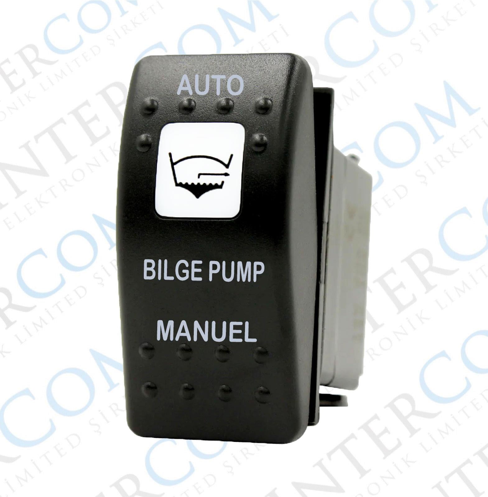 IC134M-S10E MARİN SW 4P ON-OFF-(ON) 12-24V SİNTİNE P. LEDLİ