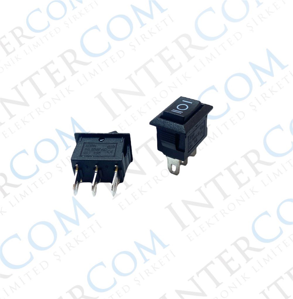 IC-125B-5 MİNİ IŞIKSIZ ANAHTAR ON-OFF-ON 3P