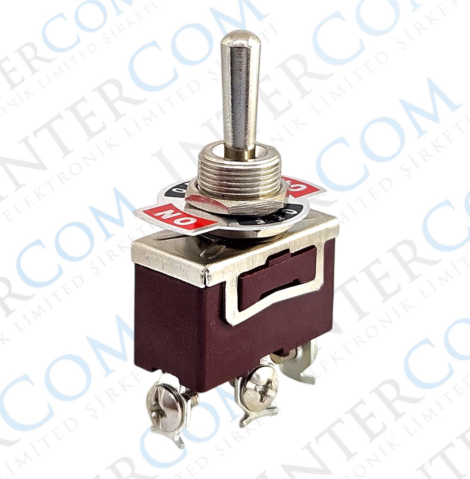 IC-153A Toggle Switch 3P OFF-MOM  Ø12mm KN3C-112