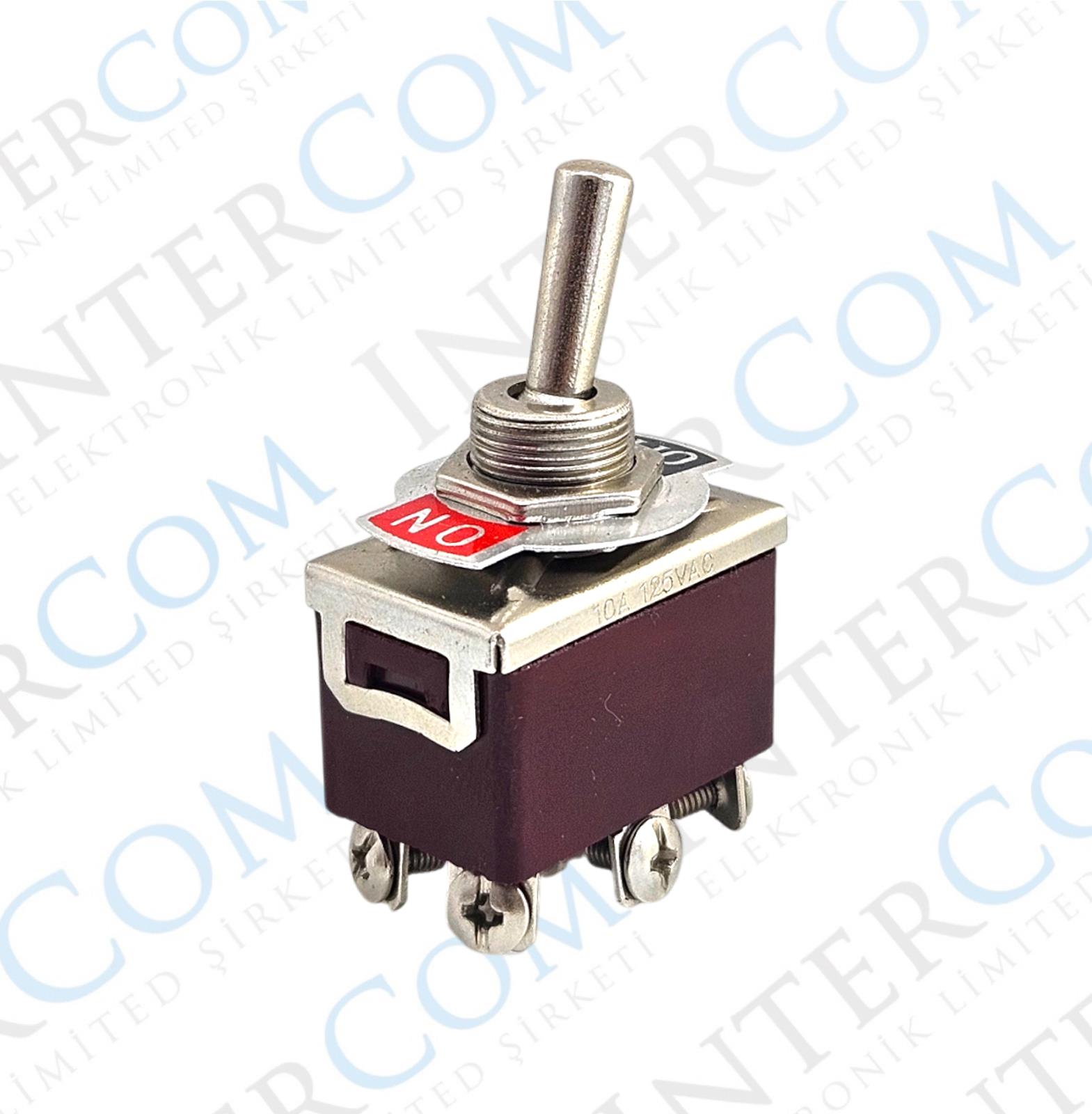 IC-157 Toggle Switch 6P ON-OFF Ø12mm KN3C-202