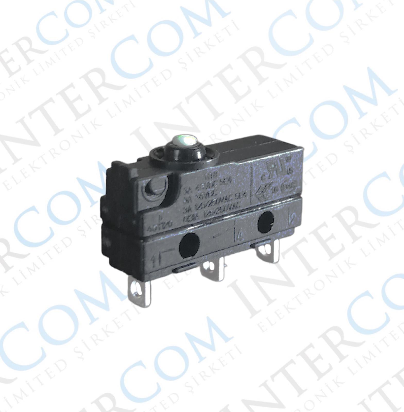 IC-163-1 Micro Switch IP65 Lehim Bacak Paletsiz Su Geçirmez