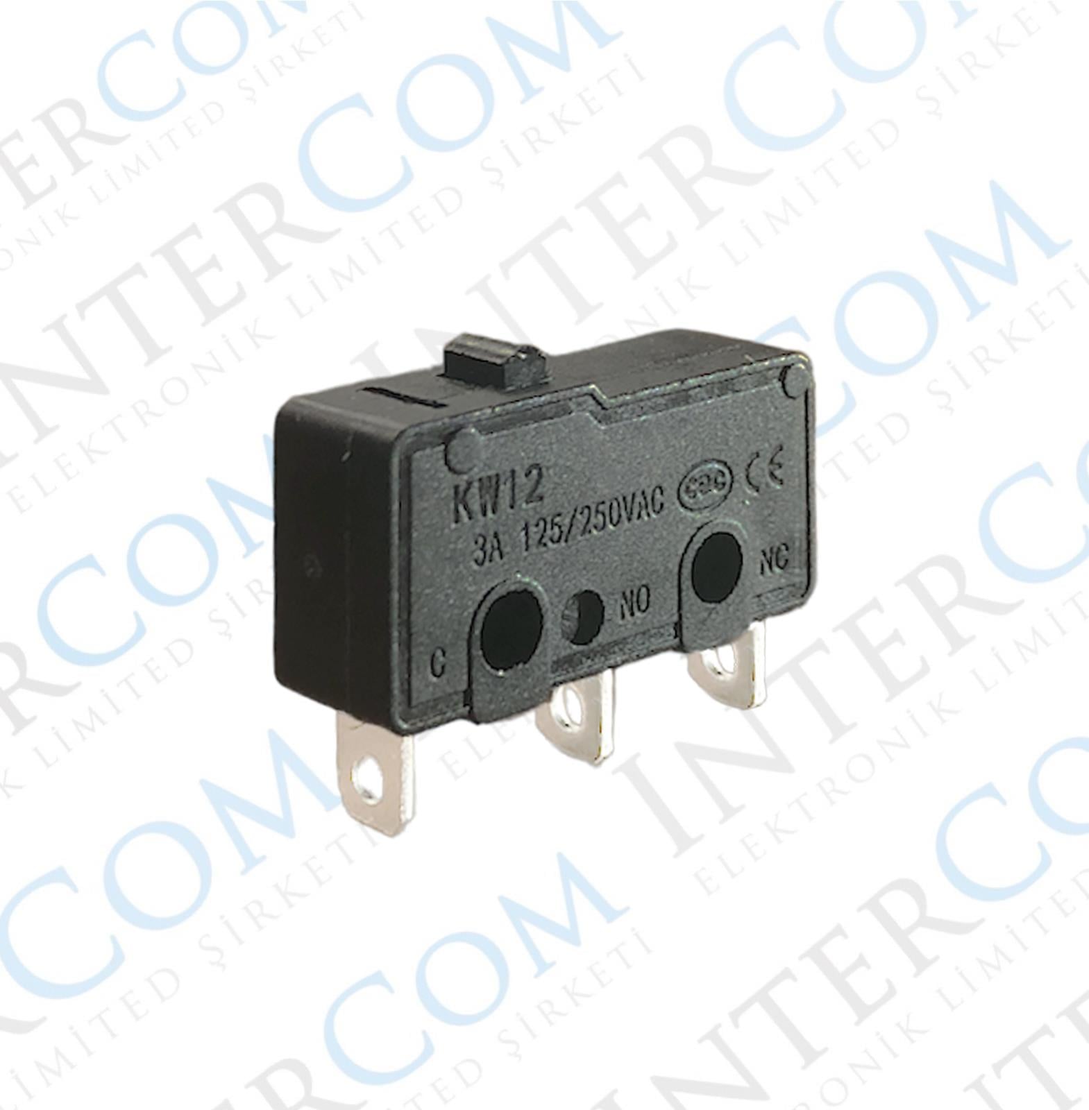 IC-163-2 Micro Switch Lehim Bacak Paletsiz 5A/250VAC KW4-Z1F