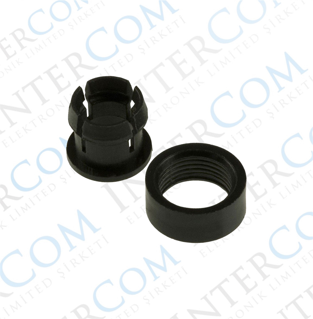 IC-224A LED SOKETİ 5MM PLASTİK SİYAH