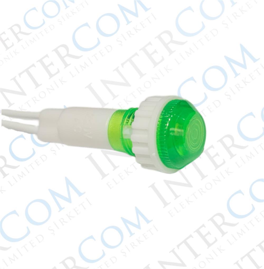 IC-227 KIRMIZI Sinyal Lambası Ø10mm Plastik