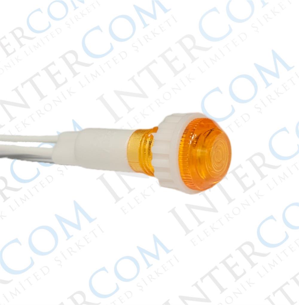 IC-227 KIRMIZI Sinyal Lambası Ø10mm Plastik