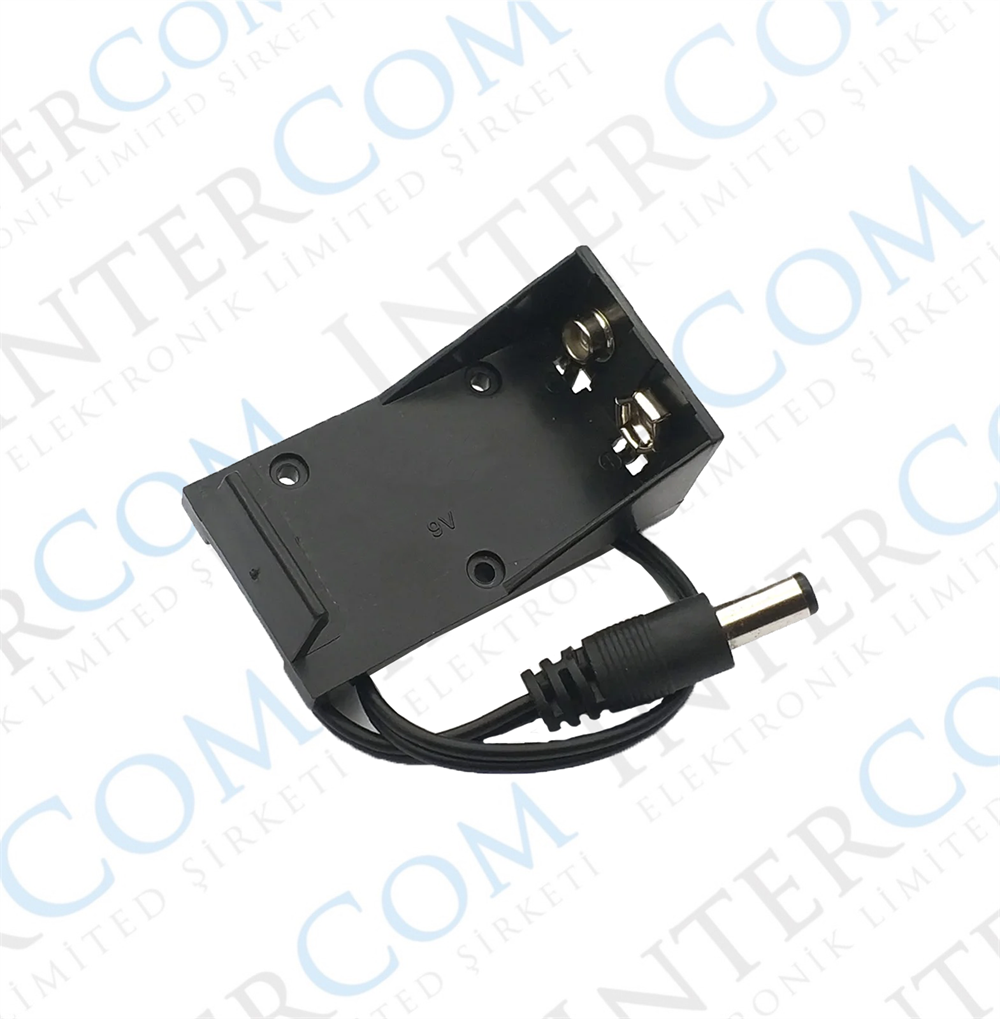 IC-232B Pil Yuvası 9V için 2,1mm Jaklı
