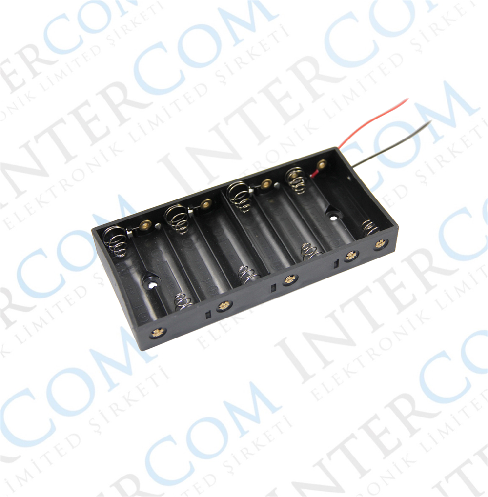 IC-234C Pil Yuvası 8 li Yan Yana (AA)