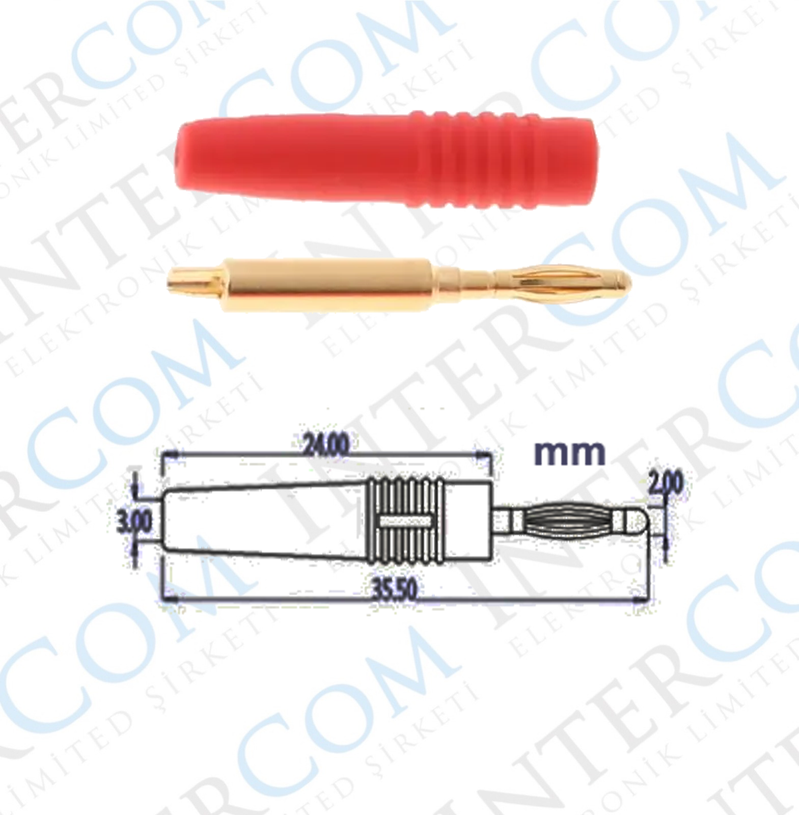 IC-238S Banana Jak 2mm CX-2067