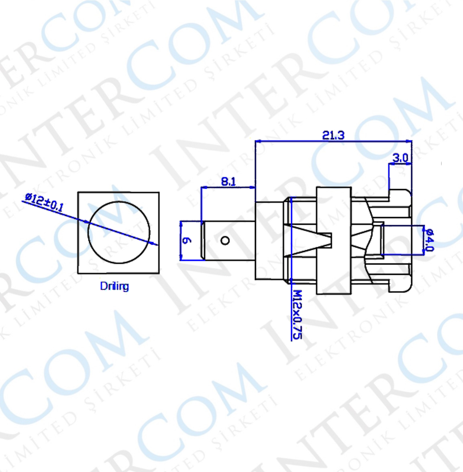 IC-239A Born Klemens Büyük Boy Korumalı Tip