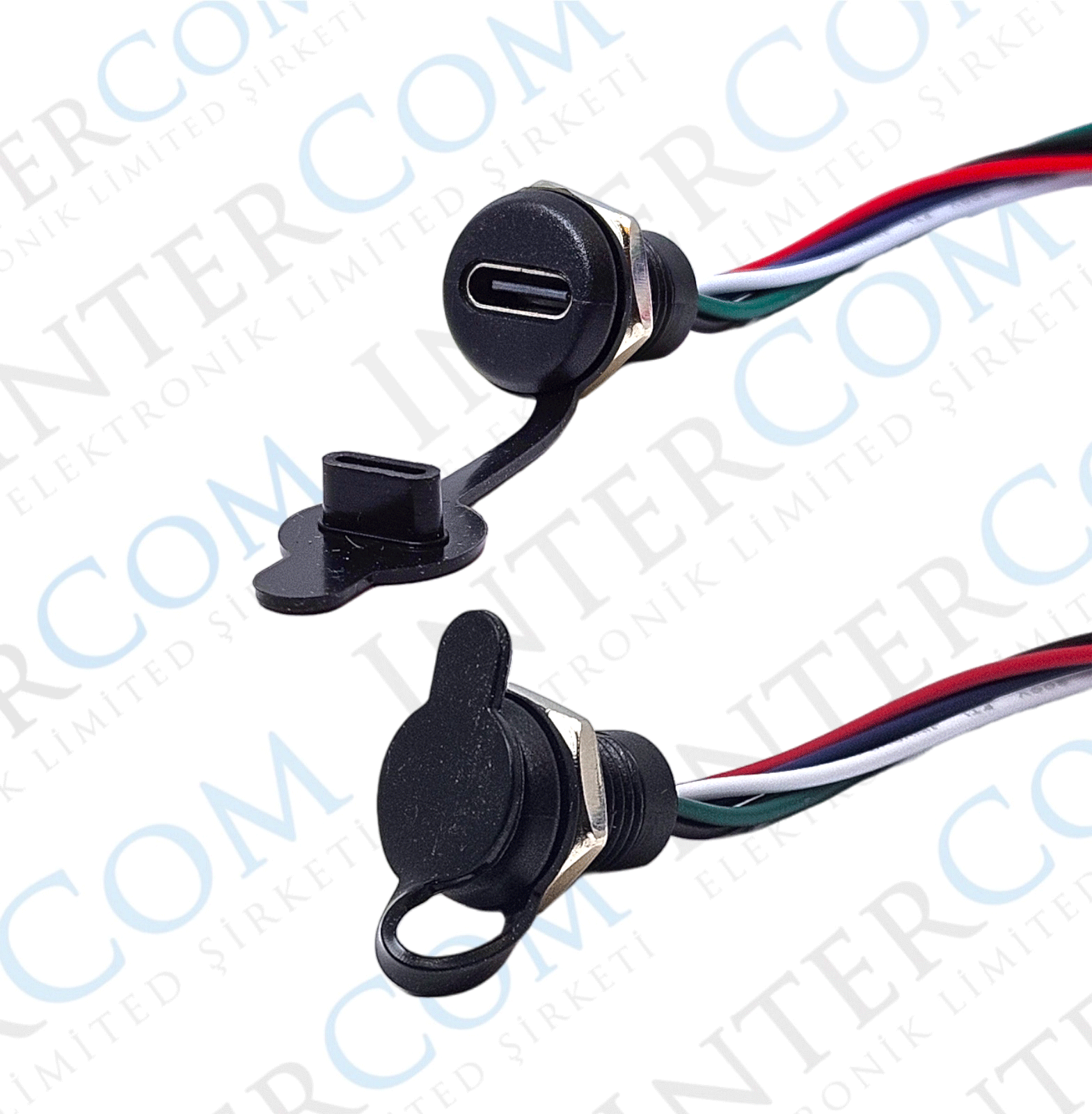 IC-266T-2 Pano Tip TYPE-C Şase Dişi 2P - Şarj + Data