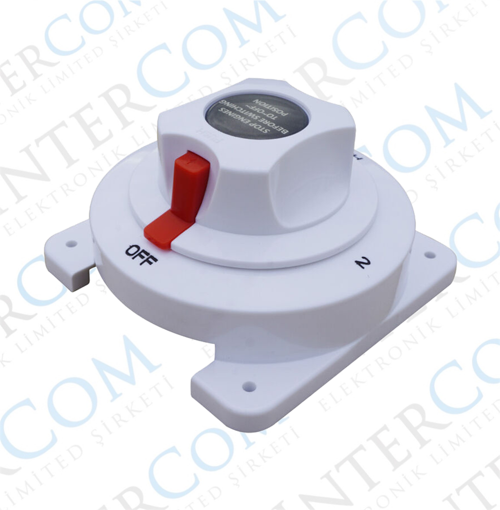 IC-275B AKÜ ŞALTERİ 175A 3P 12-24V 1+2 ÇİFT DEVRELİ 133MM