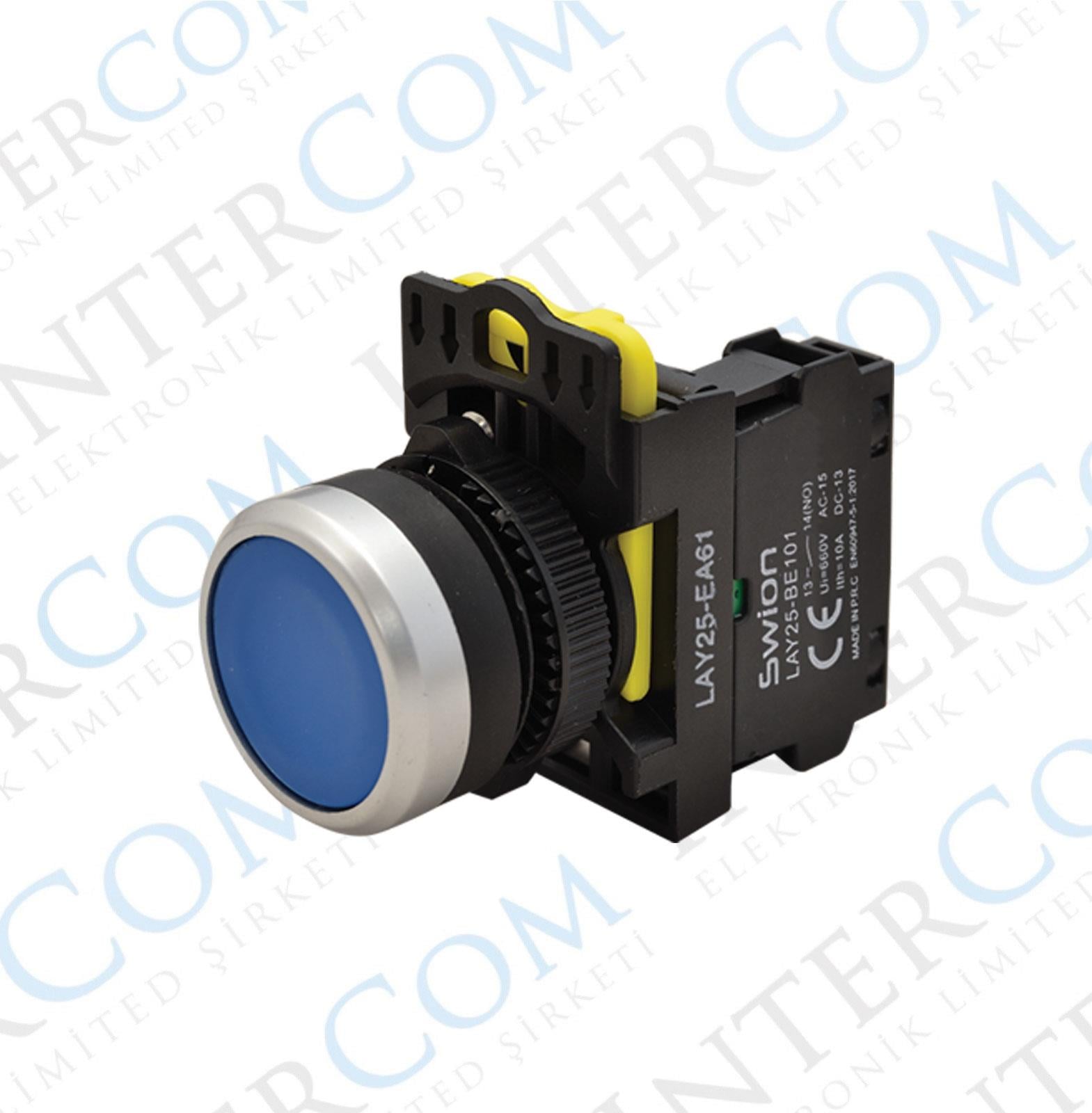 LAY25-EA31 22mm Buton Normalde Açık Kontak