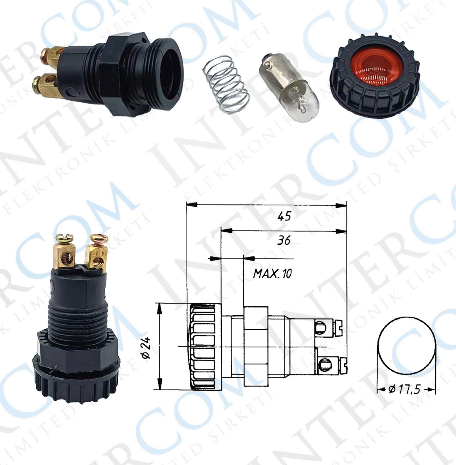 SİNYAL 17MM 12V