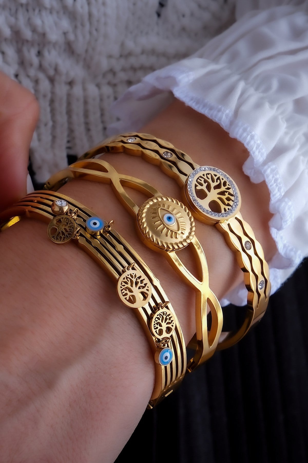 Çelik Kelepçe Bileklik