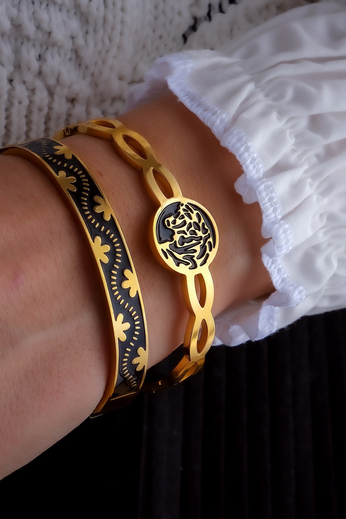 Çelik Kelepçe Bileklik