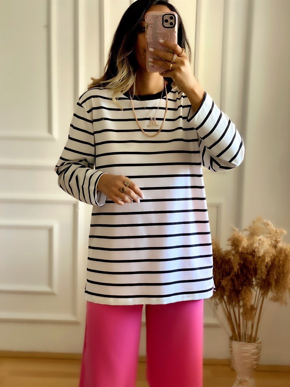 Çizgili Sweat