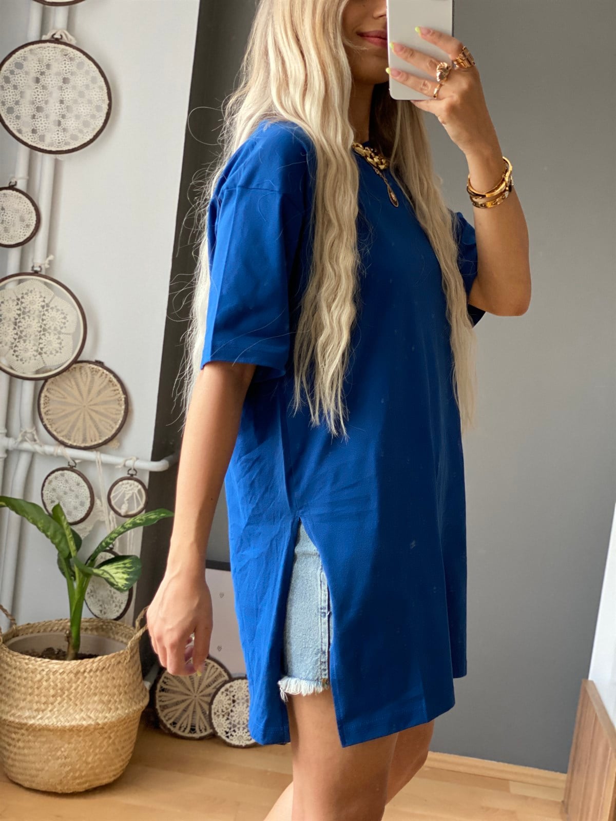 YandanYırtmaçlı Tshirt
