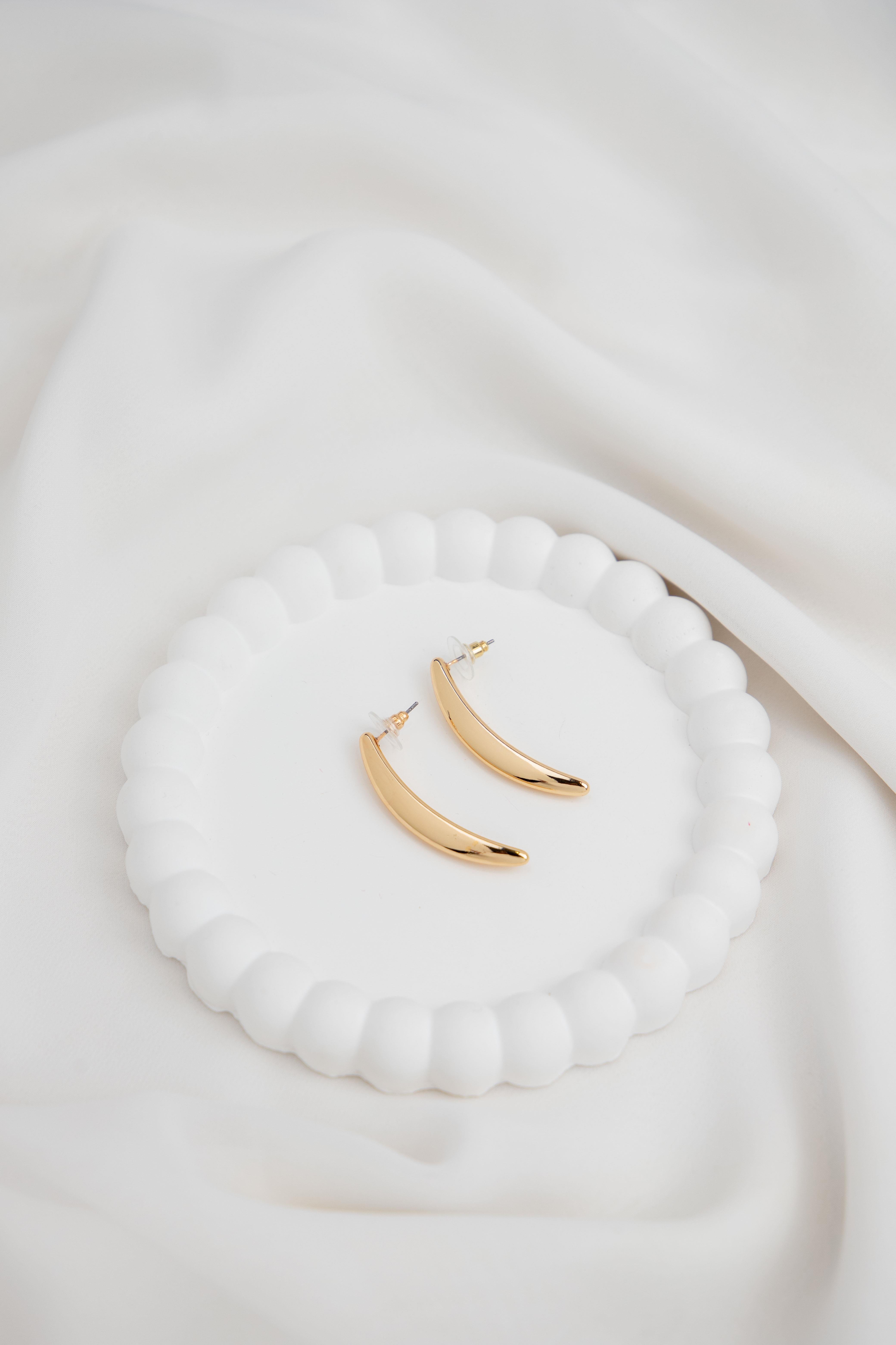 Şerit Gold Küpe