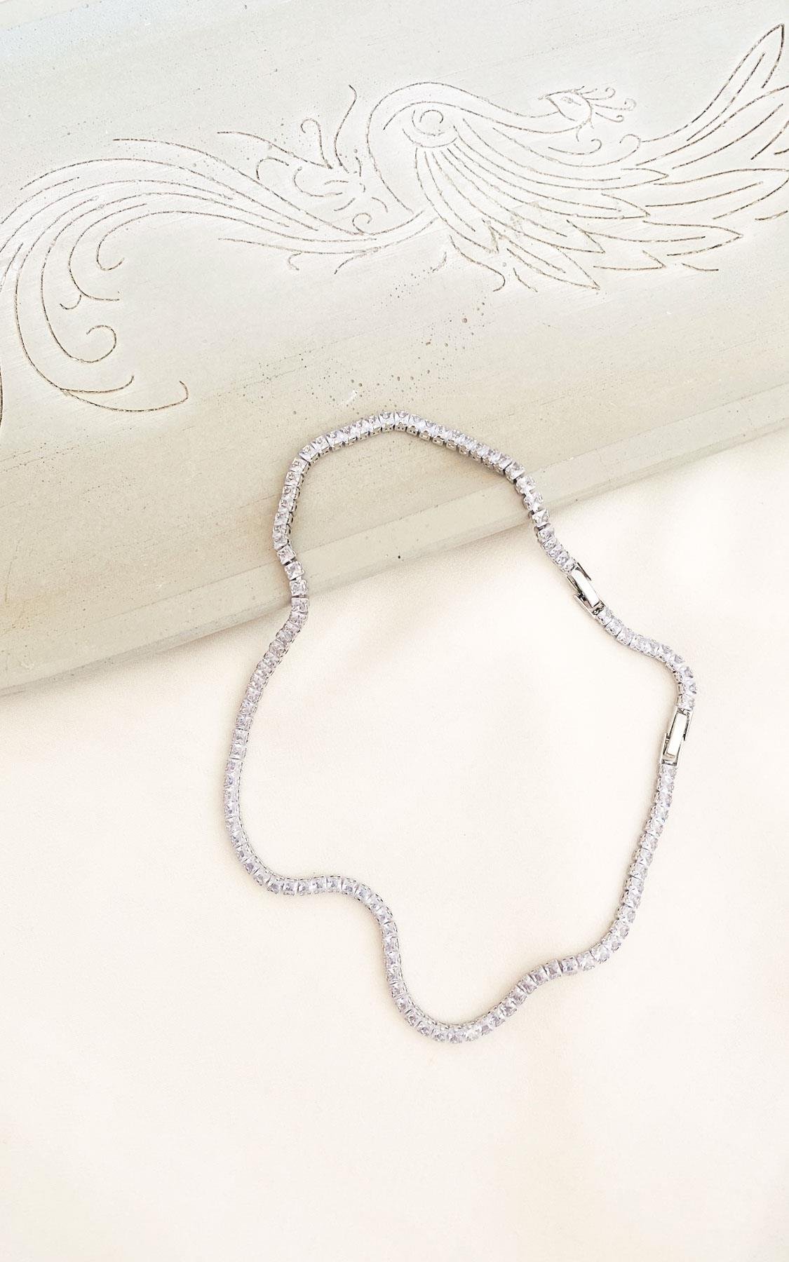 Su Yolu Gümüş Çelik Kolye