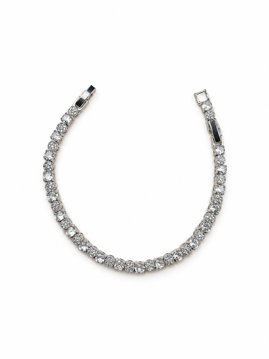 Zirkon Taşlı Silver Bileklik