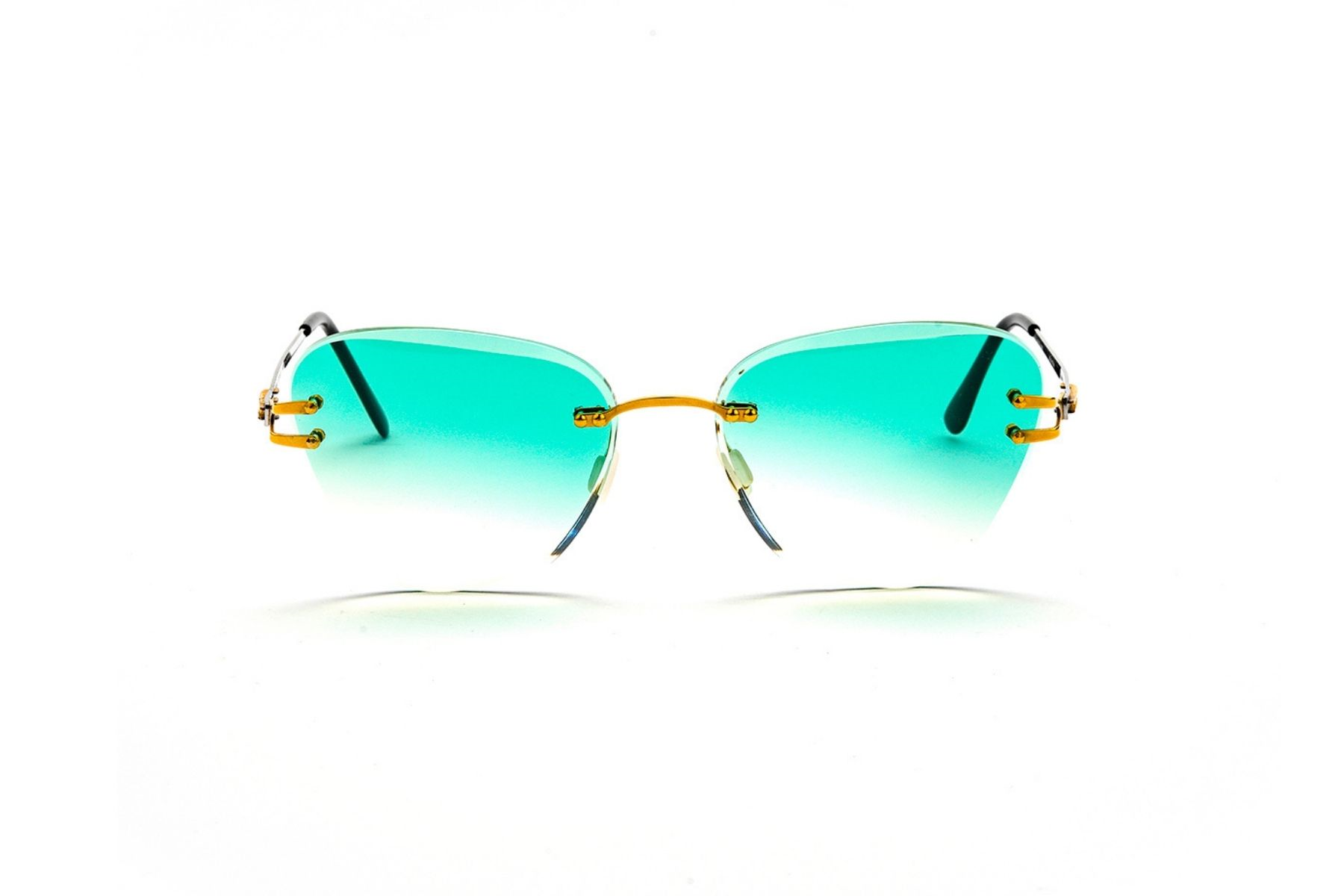 Freddie Mercury 1454 20 CAT EYE GLD GRN 58