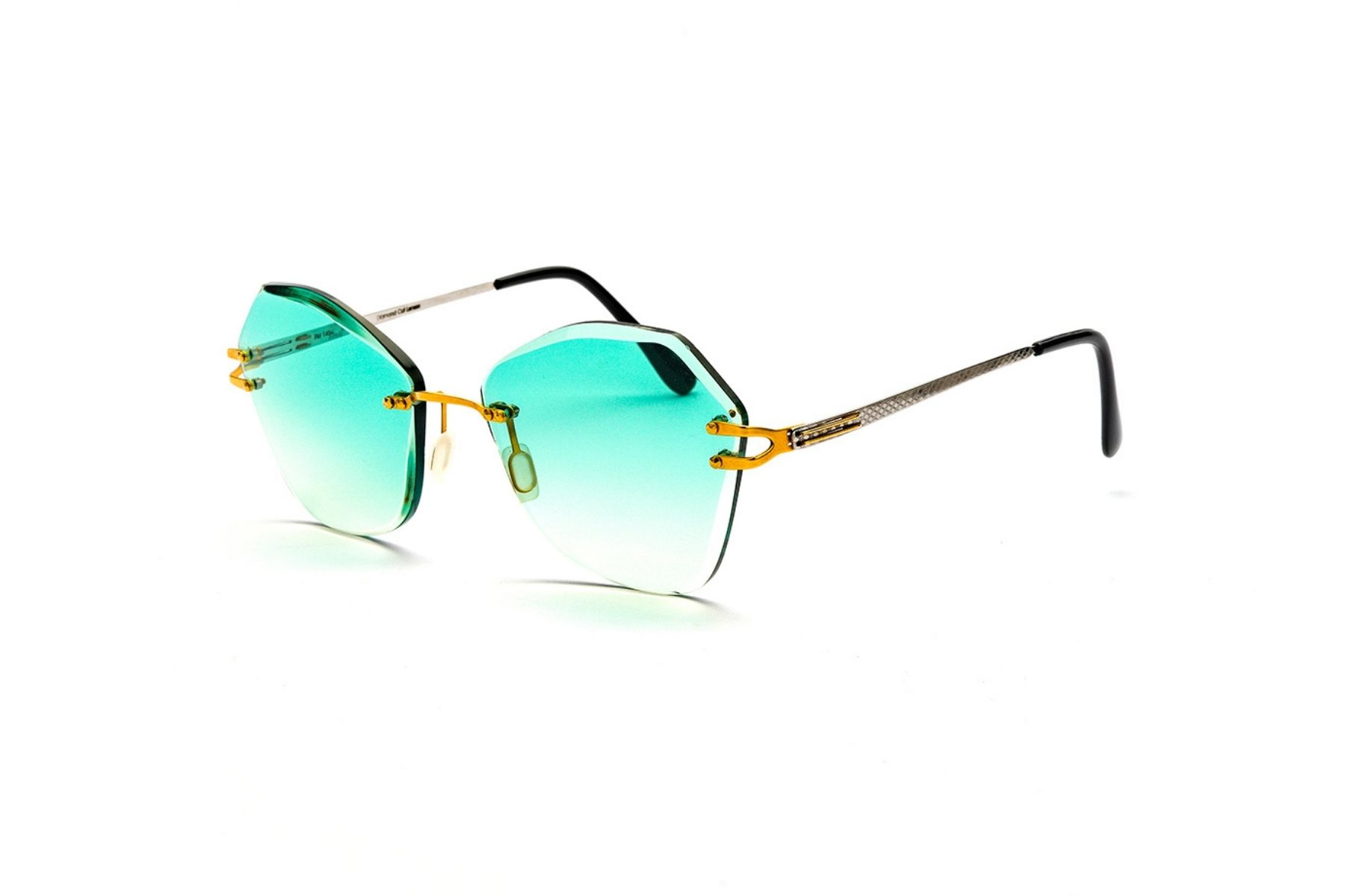 Freddie Mercury 1454 21 CAT EYE GLD GRN 56