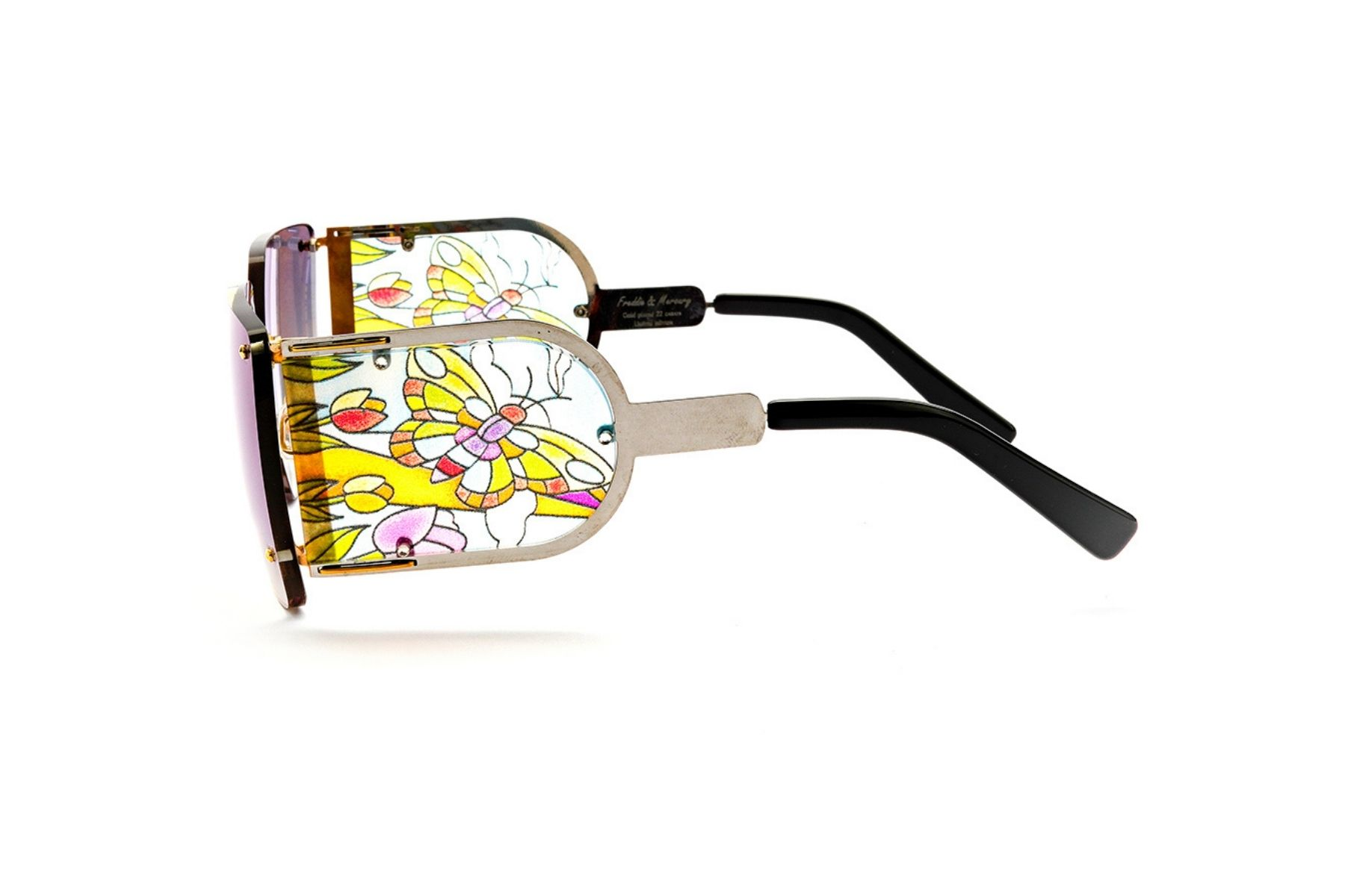 Freddie Mercury 1459 BUTERFLY MOTİF GLD SMK 60