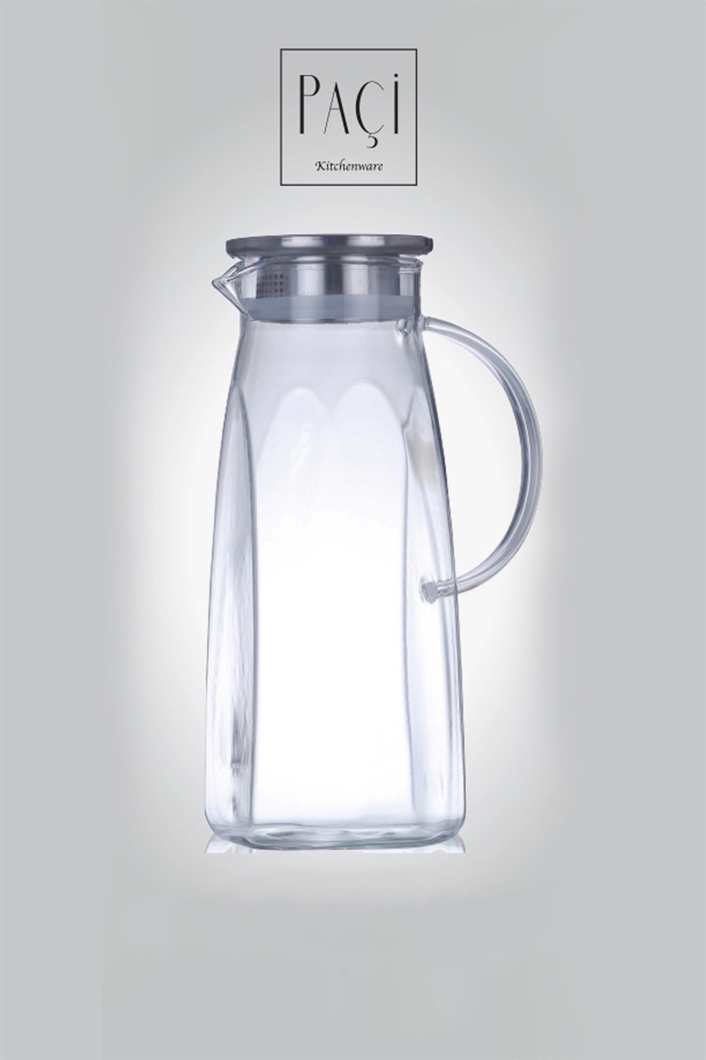 PAÇİ-1600 ML METAL KAPAKLI LISA CAM SÜRAHİ