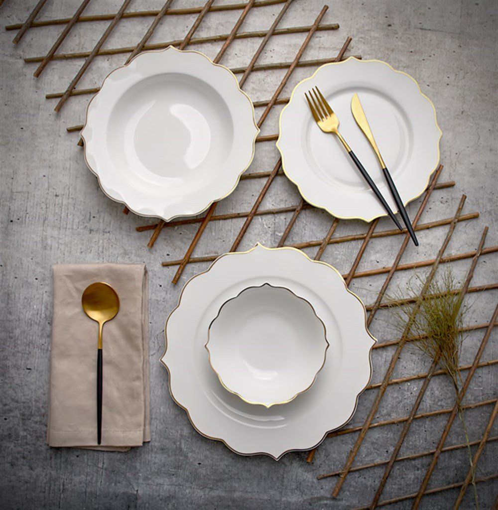 PAÇİ-24 PRÇ.BONE CHİNA YEMEK TAKIMI