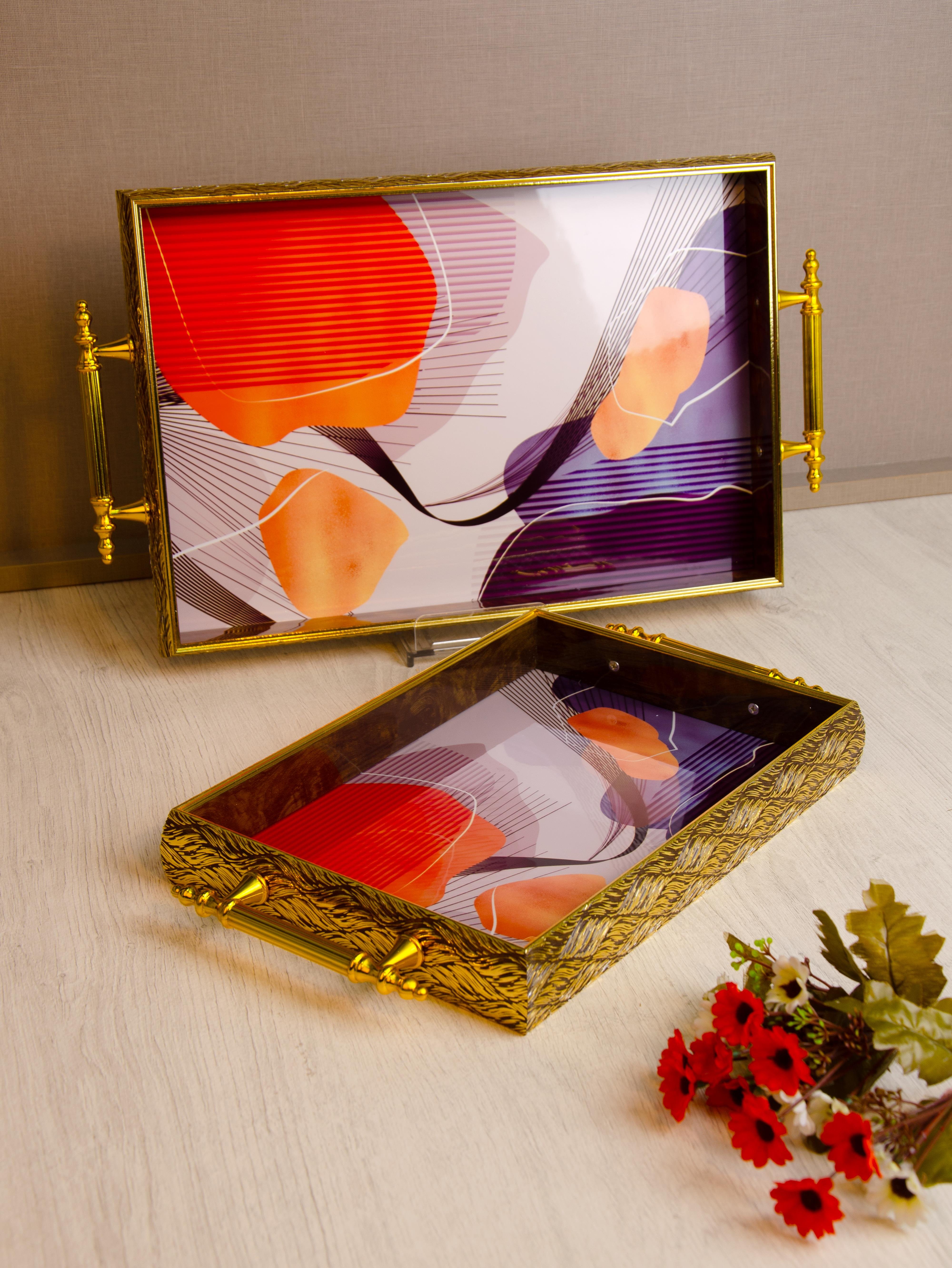 PAÇİ-2'Lİ DEKORATİF TEPSİ