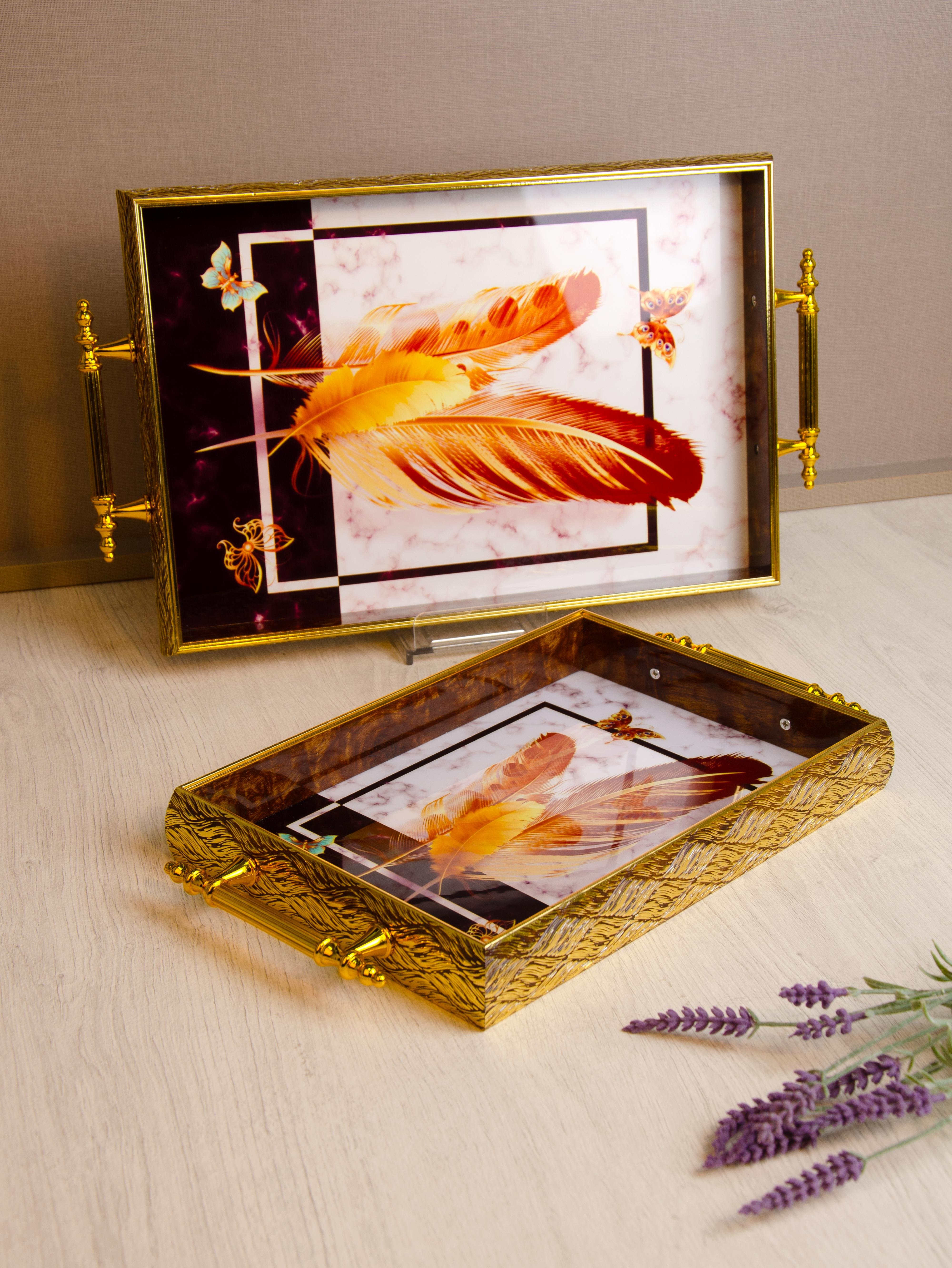 PAÇİ-2'Lİ DEKORATİF TEPSİ