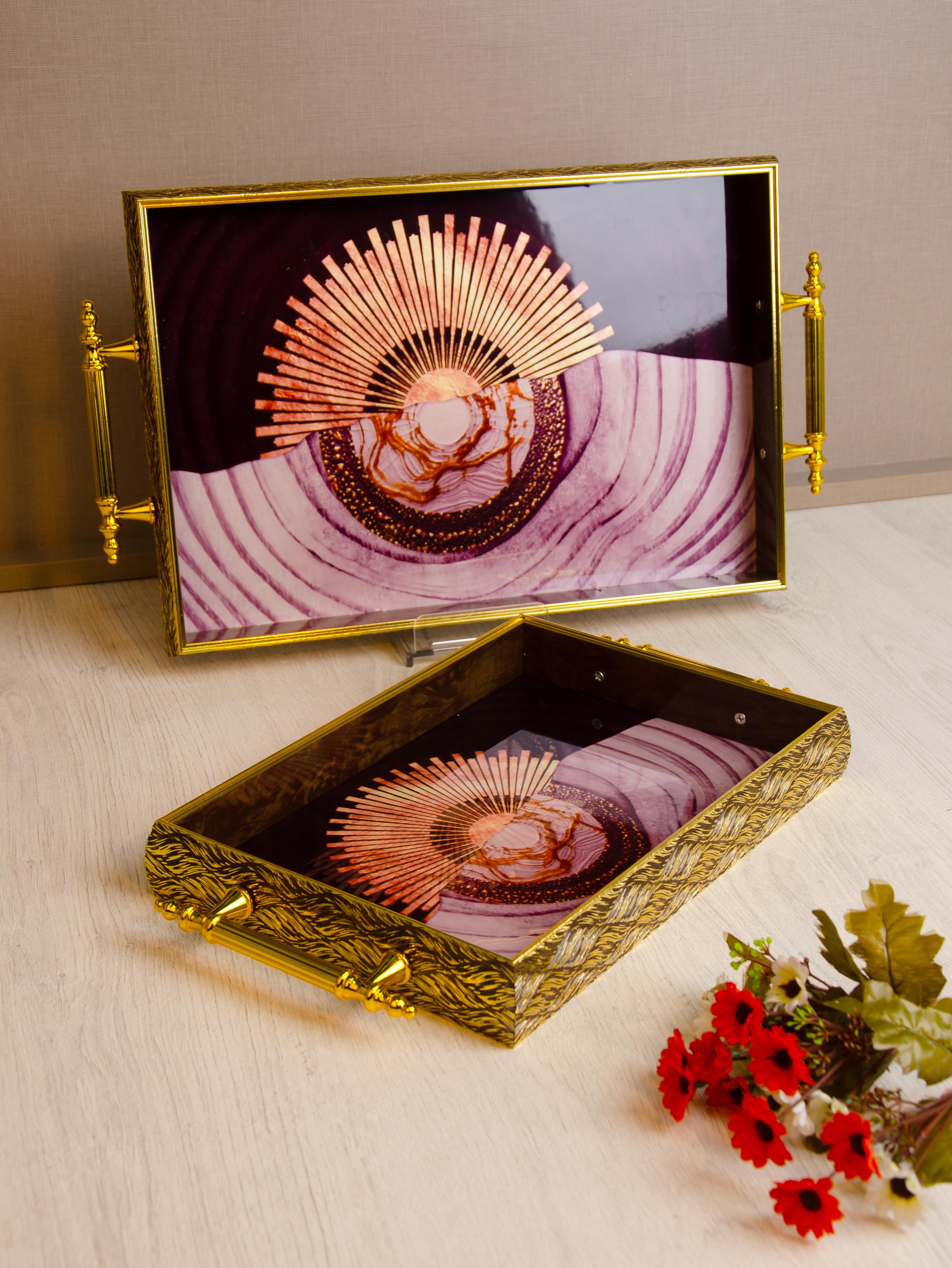 PAÇİ-2'Lİ DEKORATİF TEPSİ