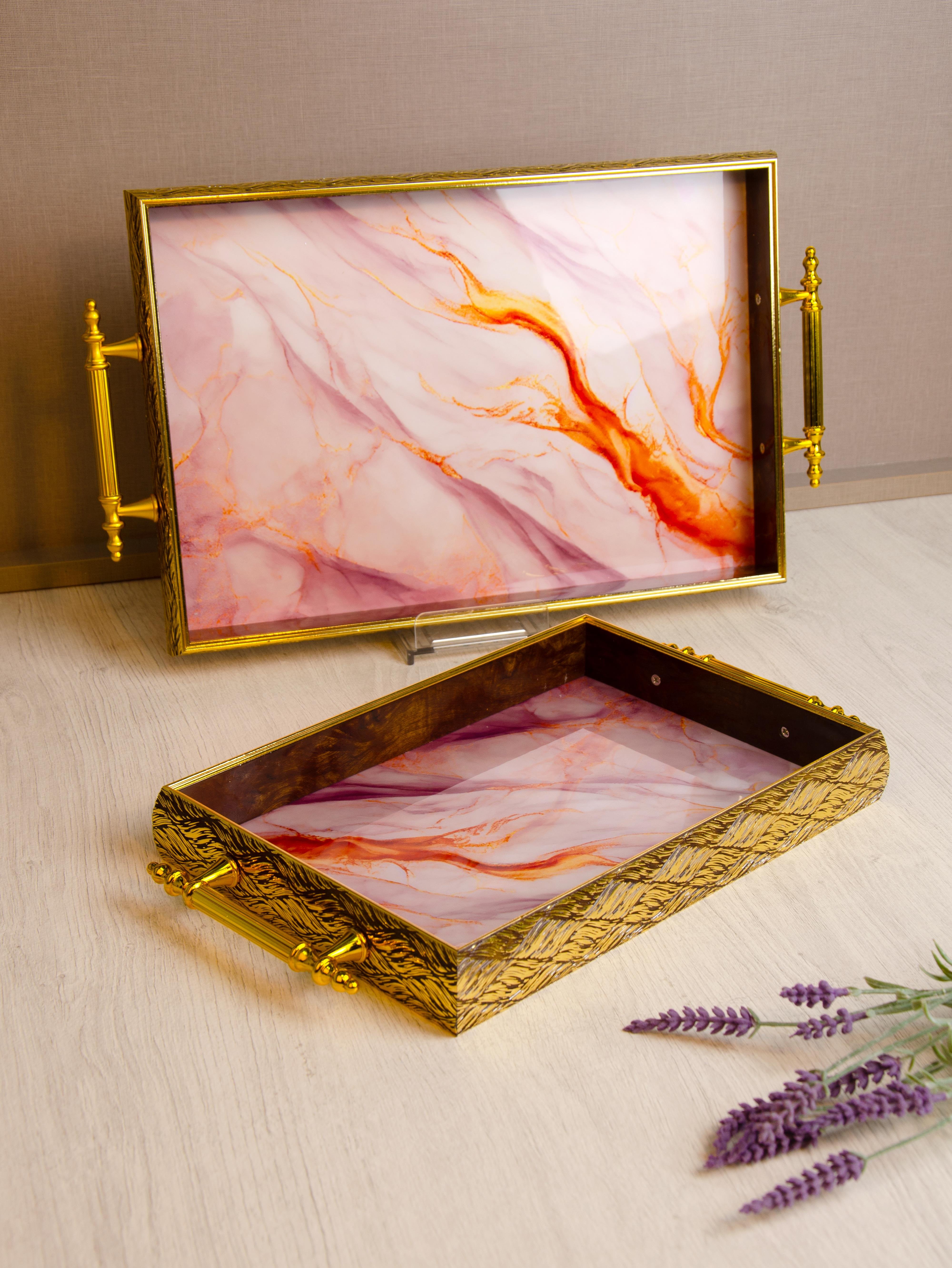 PAÇİ-2'Lİ DEKORATİF TEPSİ