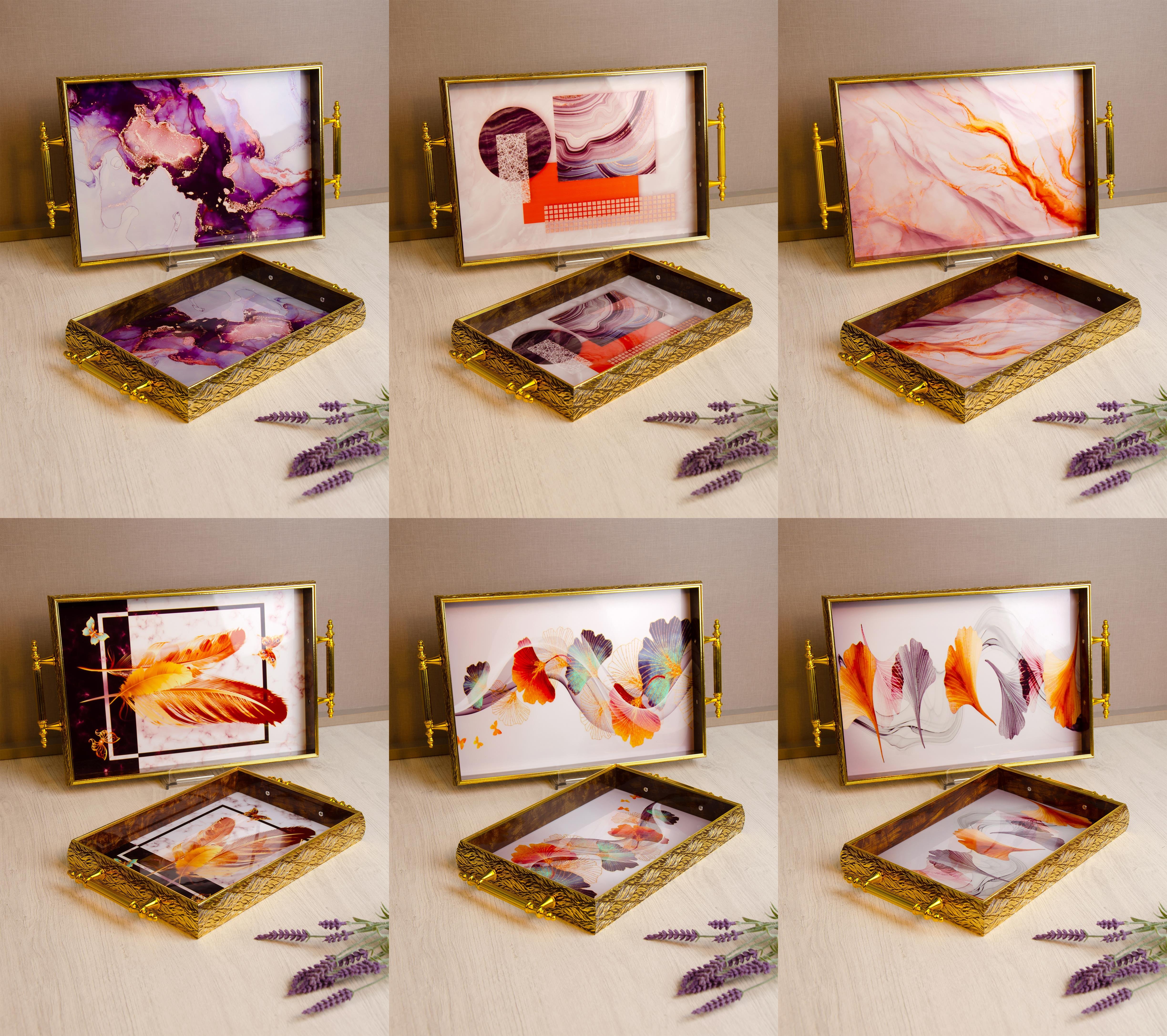 PAÇİ-2'Lİ DEKORATİF TEPSİ